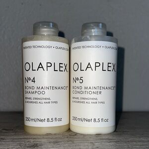 NEW NEVER USED- AUTHENTIC OLAPLEX No.4 and No.5 Hair Care Duo
